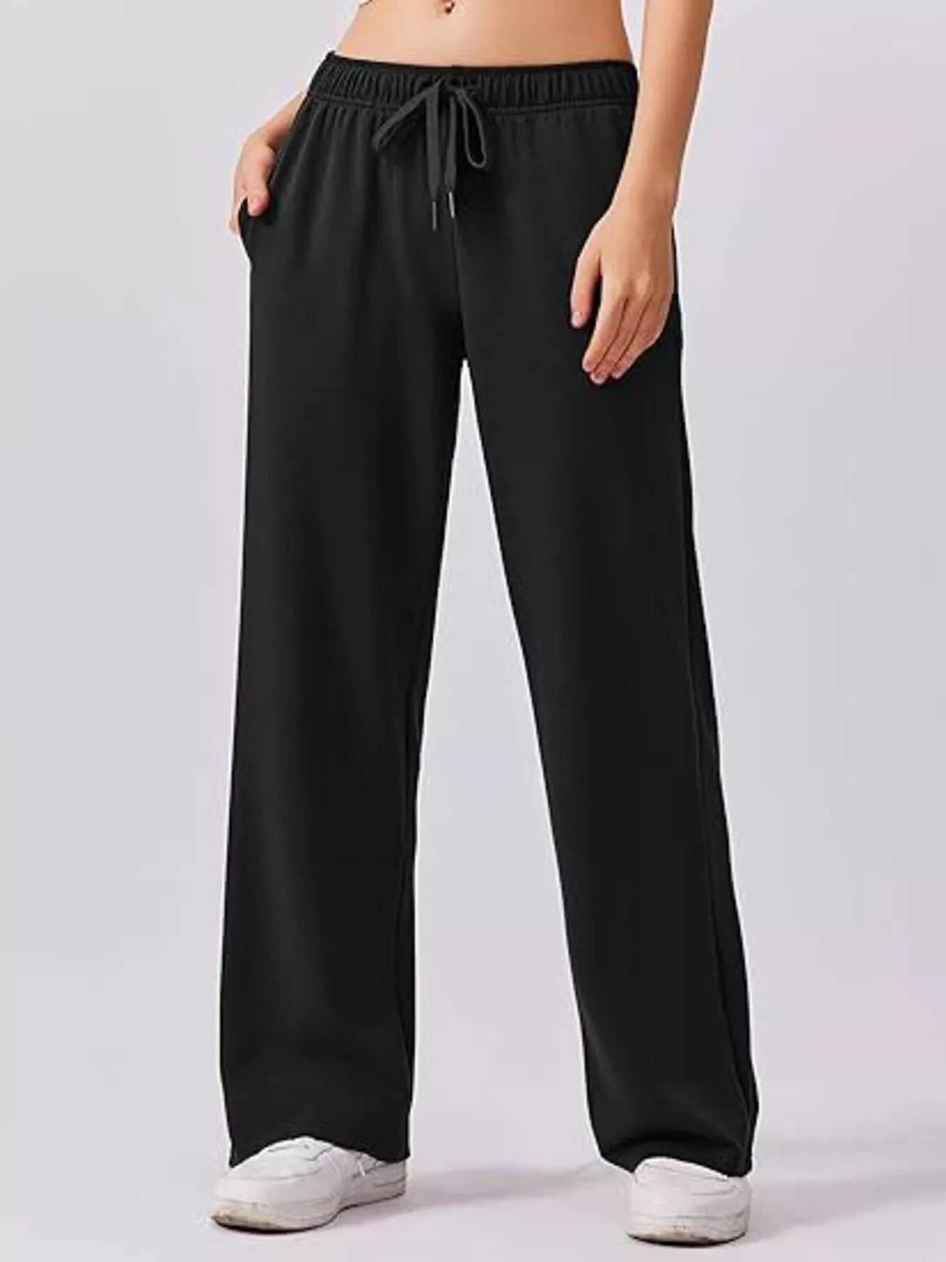 Relaxed Fit Quarter-Zip Top and Pants Set -