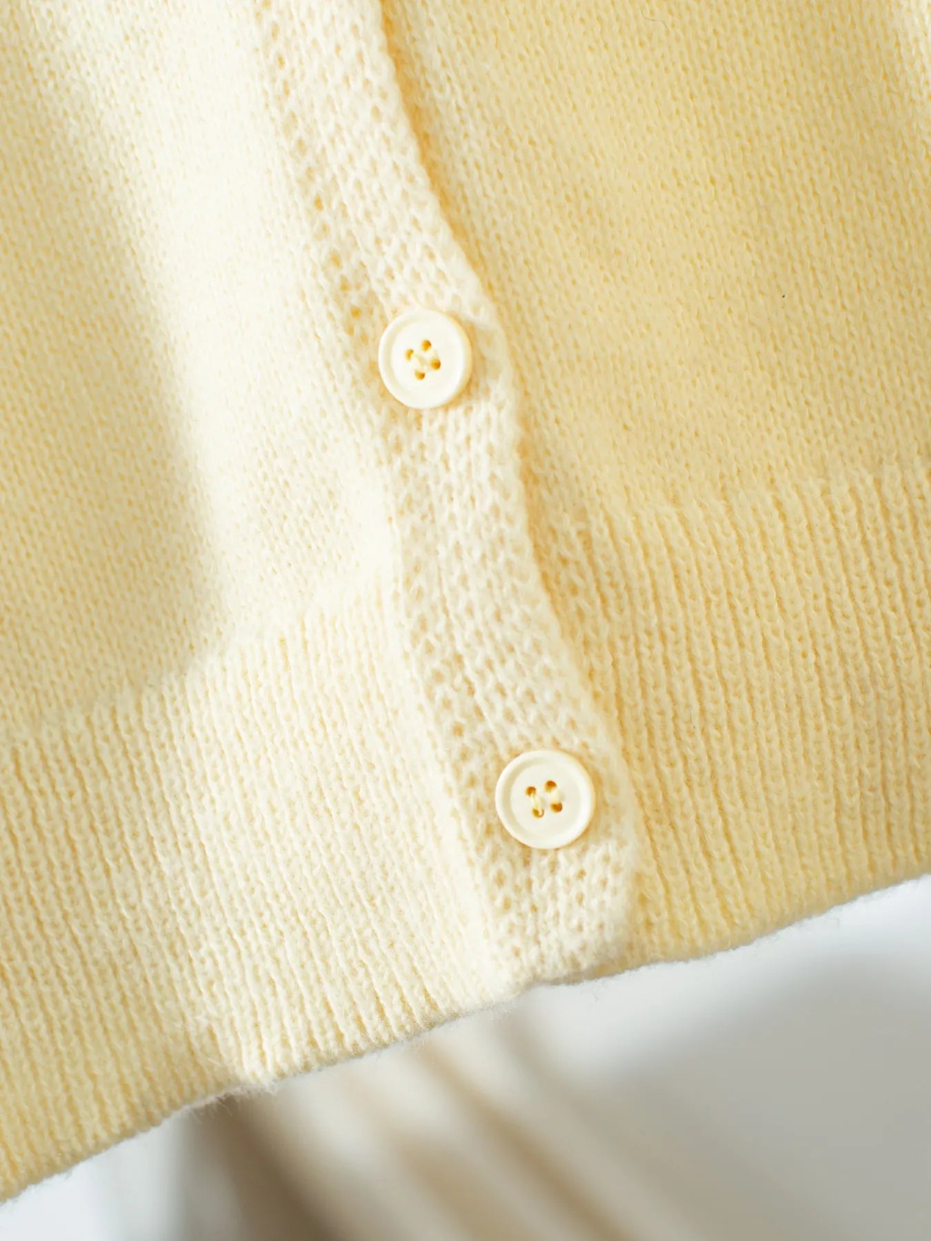 Button-Up Long Sleeve Knit Cardigan -