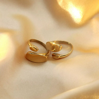 18K Gold-Plated Bypass Ring -