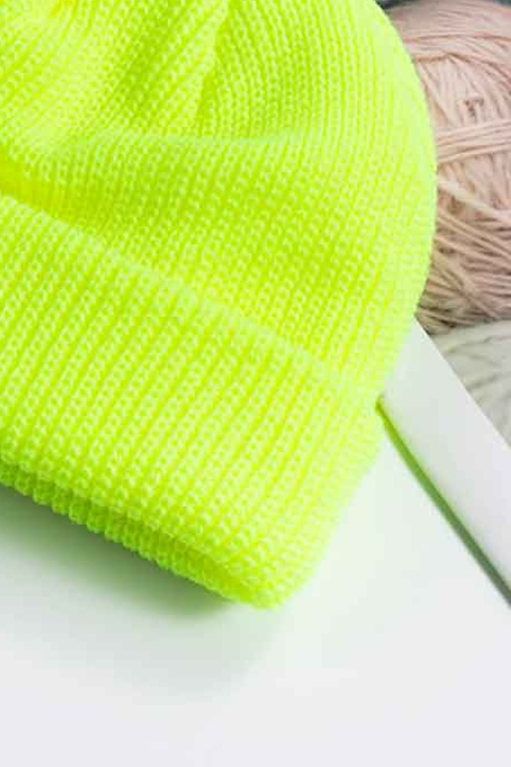 Cozy Rib-Knit Cuff Beanie -