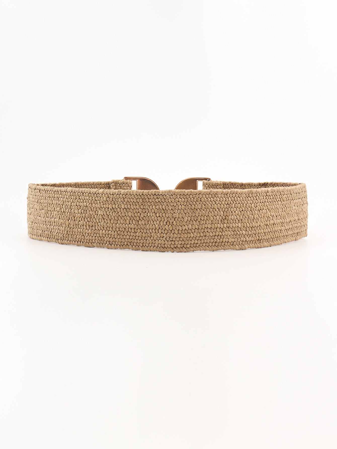 Alloy Buckle Elastic Belt -