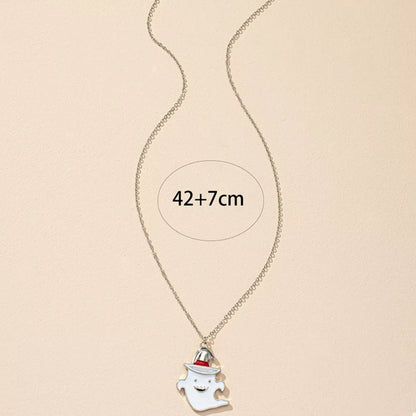 Cute Ghost Pendant Necklace -