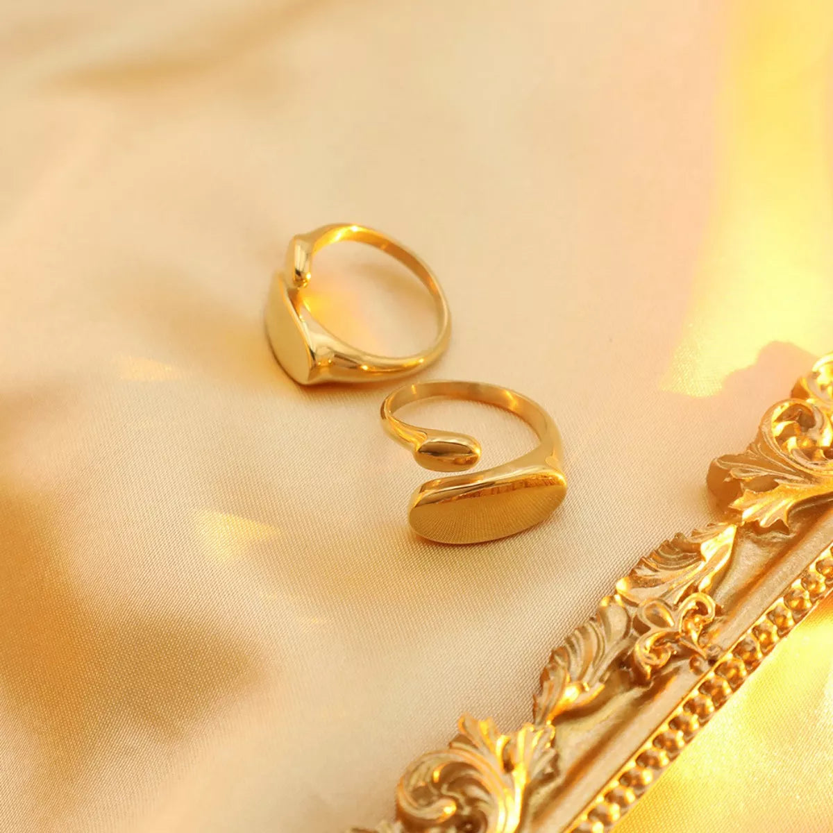 18K Gold-Plated Bypass Ring -