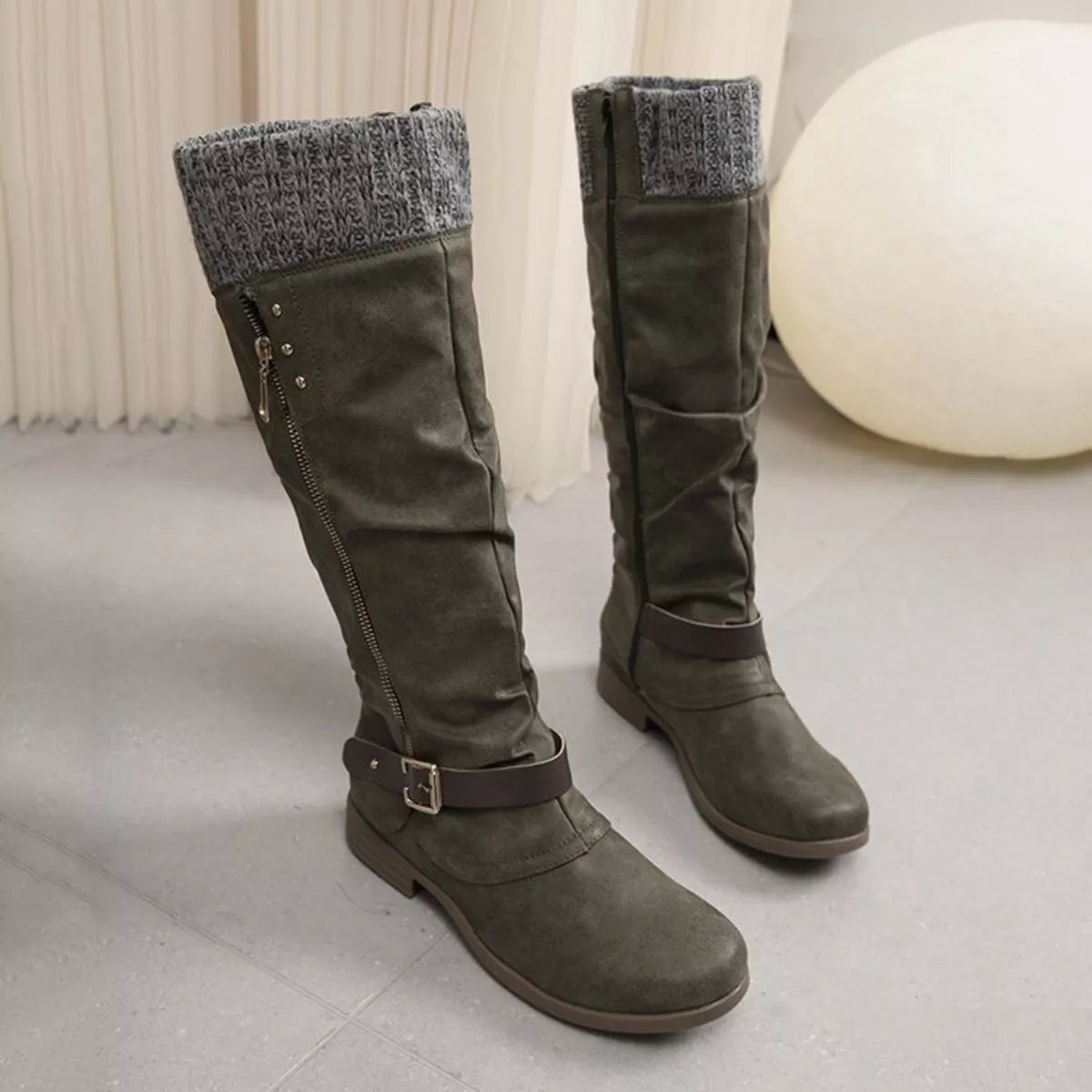 Knee High Slouch Boots -