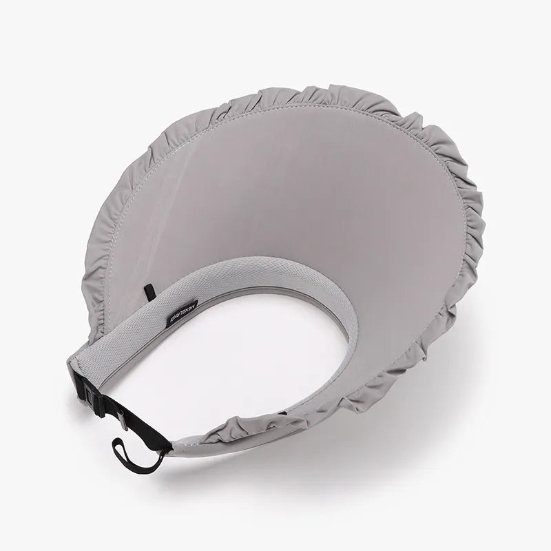 Frill Adjustable Ice Silk Sun Hat -