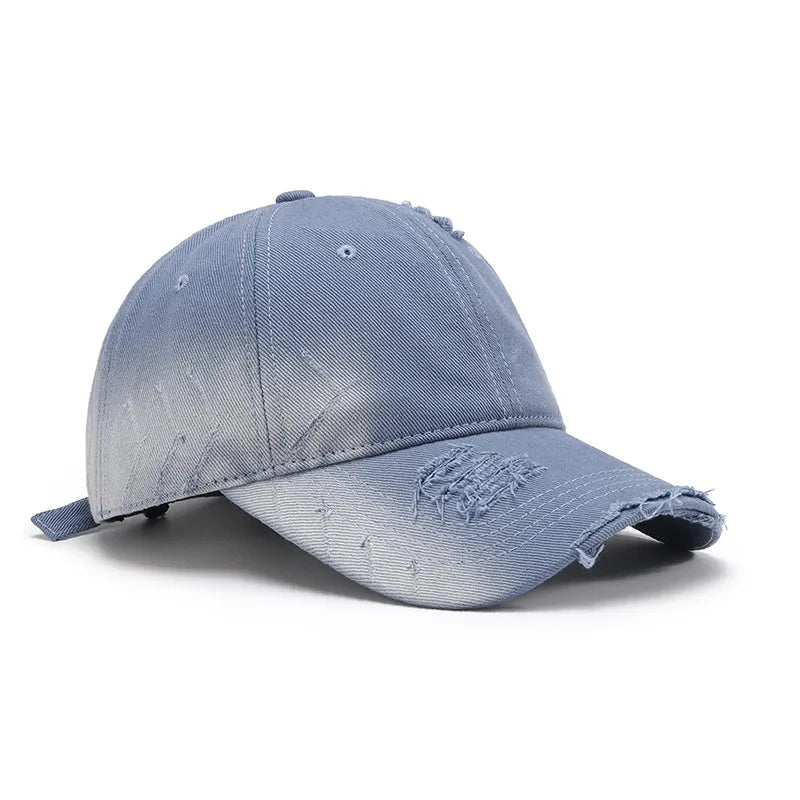 Distressed Adjustable Cotton Hat -