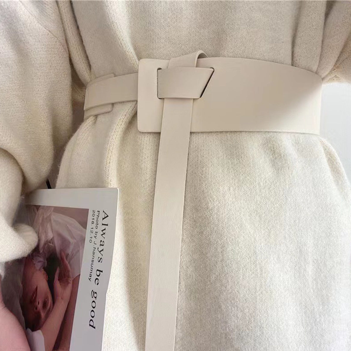 Knot Detail PU Belt -
