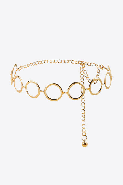 Circle Ring Chain Belt -