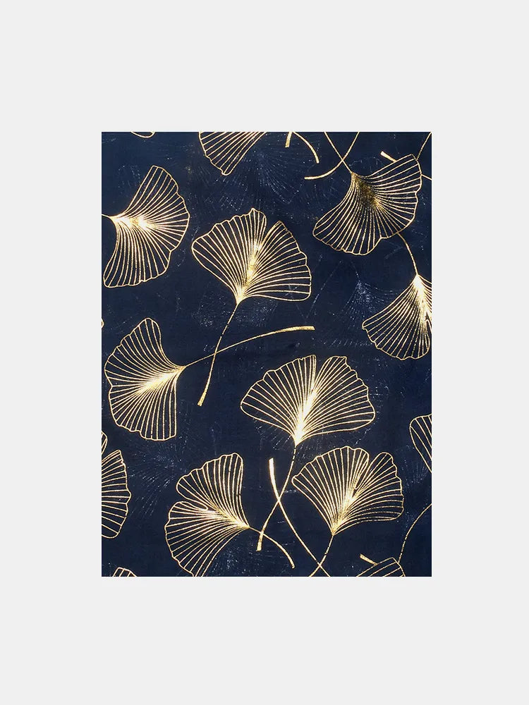 Ginkgo Leaf Polyester Scarf -