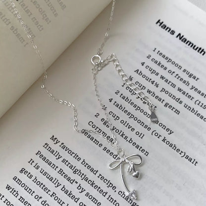 Bowknot Pendant Necklace -