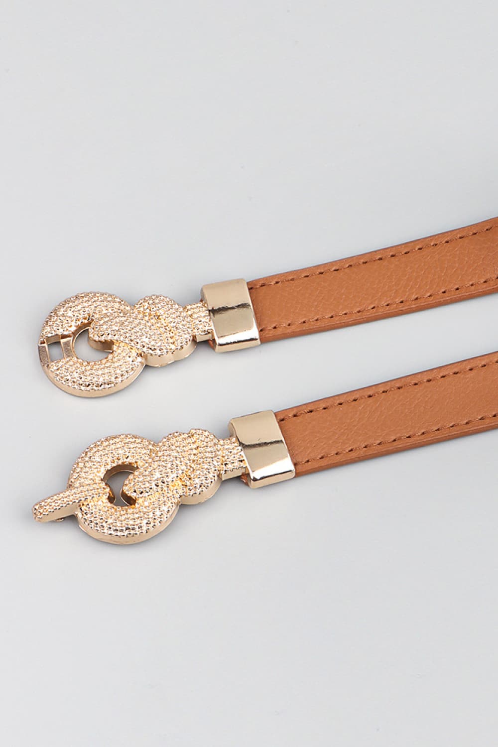 Buckle PU Leather Belt -