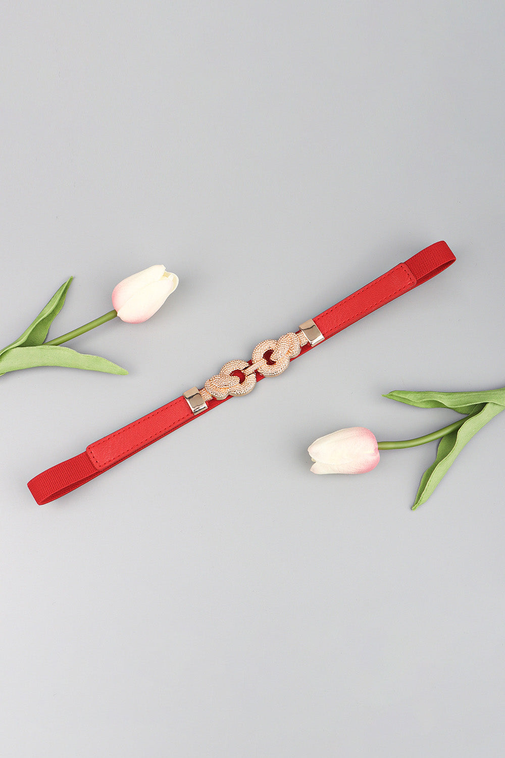 Buckle PU Leather Belt -