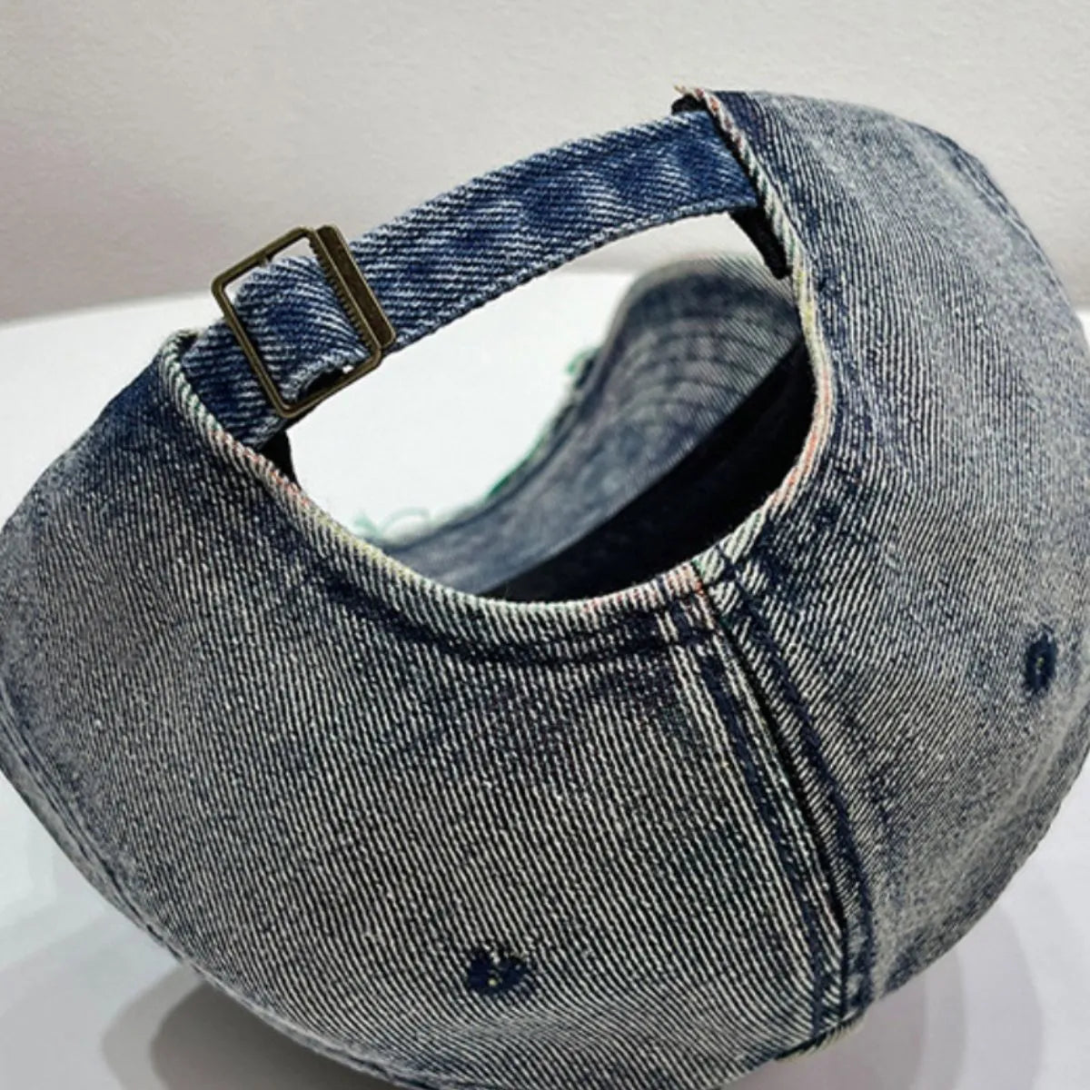 Distressed Adjustable Baseball Cap -