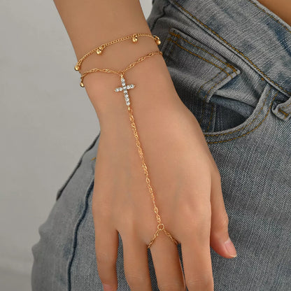 Chain Cross Bracelet -