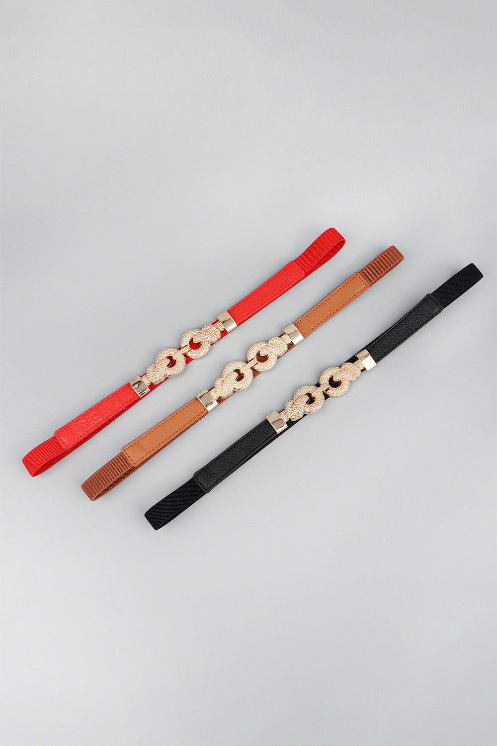 Buckle PU Leather Belt -