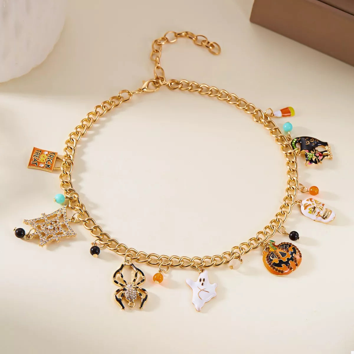 18K Gold-Plated Halloween Theme Bracelet -