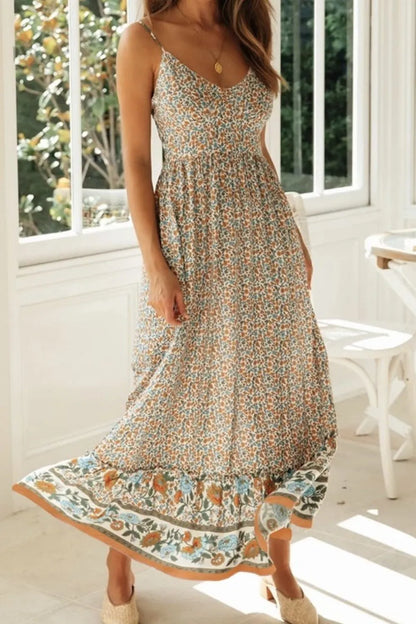 Printed Maxi Cami Dress -