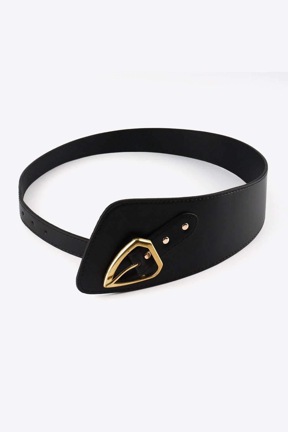 Irregular PU Leather Belt -