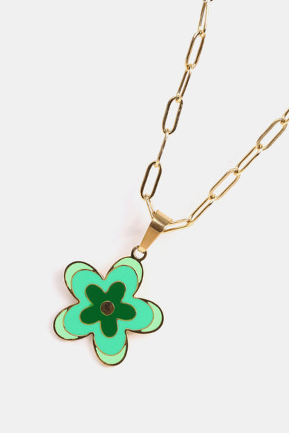 Flower Pendant Necklace | AdoreStarr