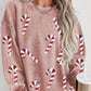 Candy Cane Sequin Sweatshirt | AdoreStarr