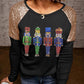 Sequin Nutcracker Long Sleeve Sweatshirt | AdoreStarr