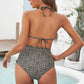 Printed Pompom Detail Two-Piece Bikini Set | AdoreStarr