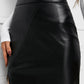 Faux Leather Mini Skirt | AdoreStarr