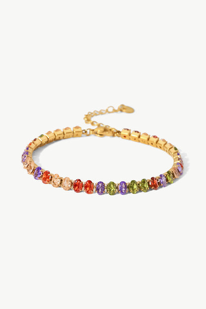 Multicolored Zircon Bracelet | AdoreStarr