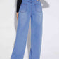 Buttoned Fly Long Jeans | AdoreStarr