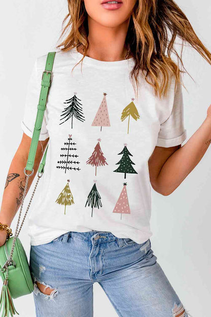 Christmas Tree Graphic T-Shirt | AdoreStarr