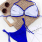 Frill Trill Halter Neck Bikini Set | AdoreStarr
