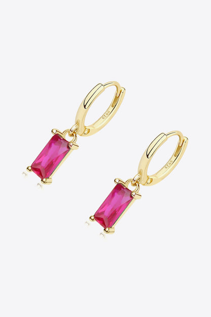 Retro Cubic Drop Earrings | AdoreStarr