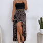 Leopard Ruffle Hem High-Low Skirt | AdoreStarr