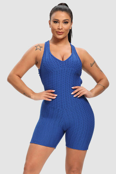 Crisscross Active Romper | AdoreStarr