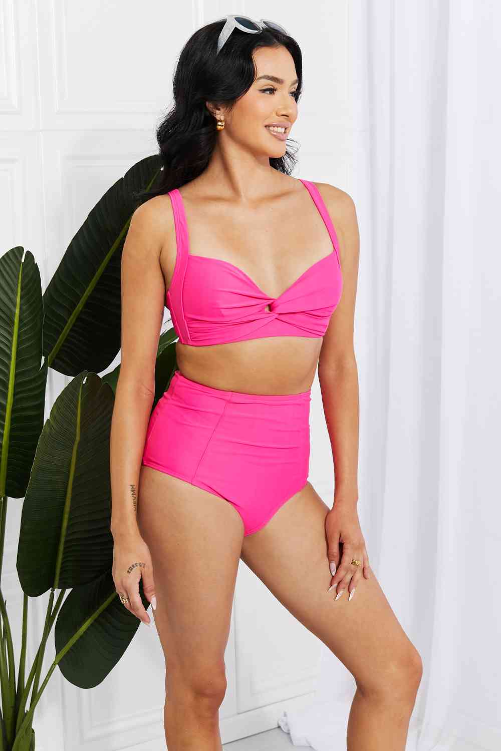 Take A Dip Twist High-Rise Bikini | AdoreStarr