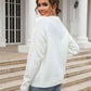 Ribbed Long Sleeve Sweater | AdoreStarr