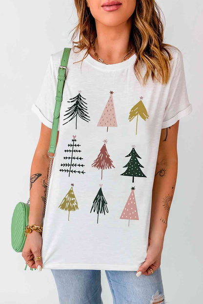 Christmas Tree Graphic T-Shirt | AdoreStarr