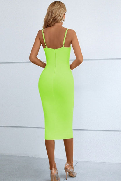 Cutout Midi Bodycon Dress | AdoreStarr