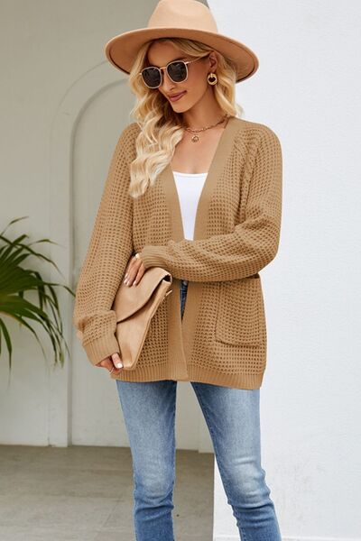 Open Front Raglan Sleeve Cardigan | AdoreStarr