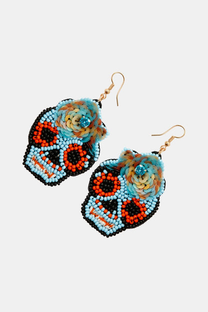 Beaded Detail Dangle Earrings | AdoreStarr