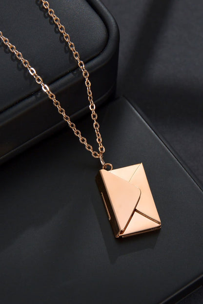 Envelope Pendant Necklace | AdoreStarr