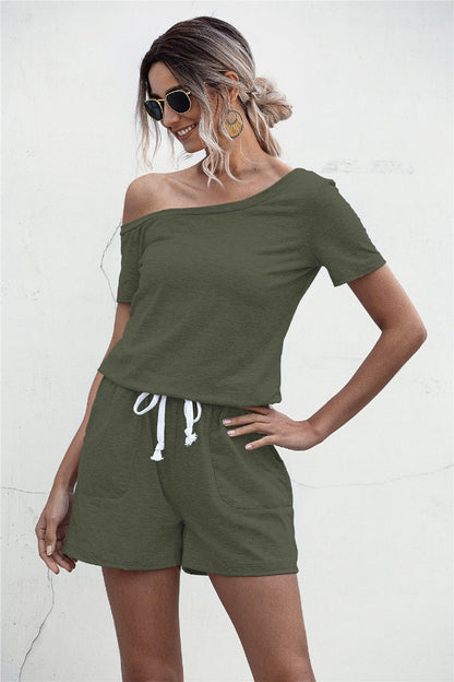 Tie Waist Romper | AdoreStarr