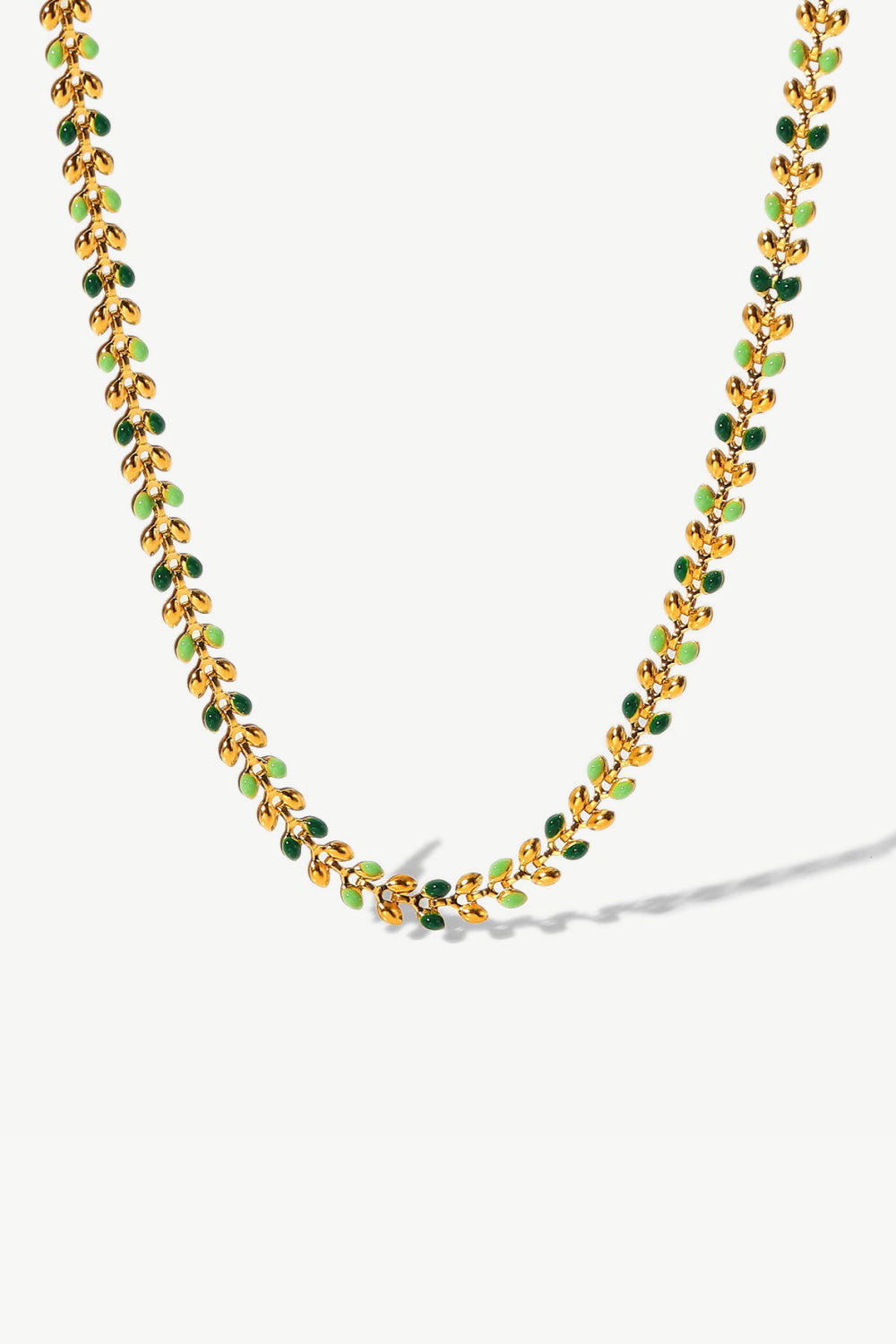 Leaf Chain Lobster Clasp Necklace | AdoreStarr