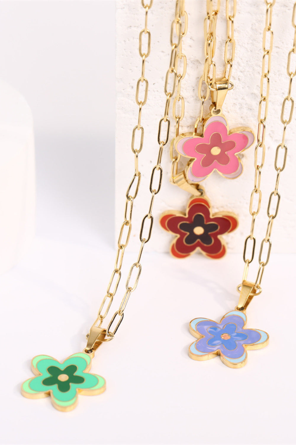 Flower Pendant Necklace | AdoreStarr