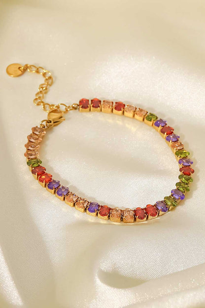 Multicolored Zircon Bracelet | AdoreStarr