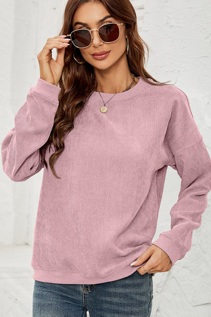 Dropped Shoulder Sweatshirt | AdoreStarr