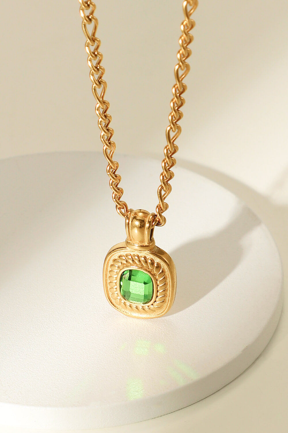 Inlaid Pendant Necklace | AdoreStarr