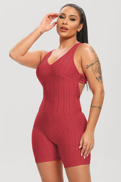 Crisscross Active Romper | AdoreStarr