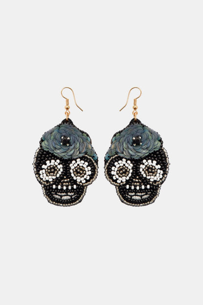 Beaded Detail Dangle Earrings | AdoreStarr