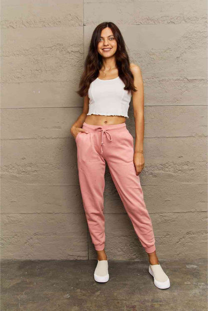 Tie Waist Long Sweatpants | AdoreStarr